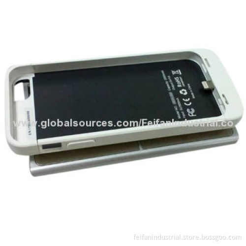 2000mAh battery case for iPhone 5, with wireless charger